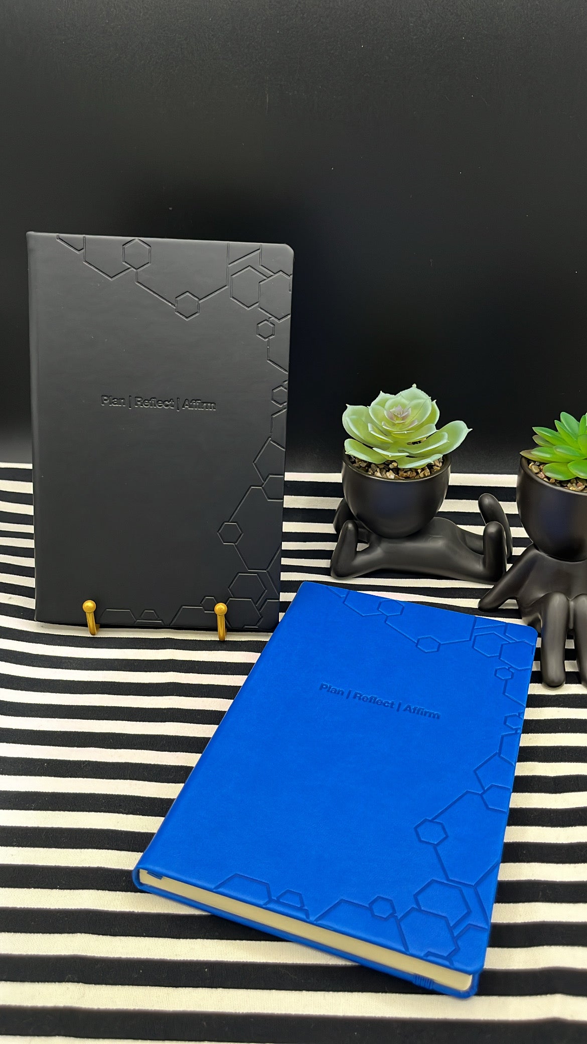 Azure Blue Luxury Lined Notebook