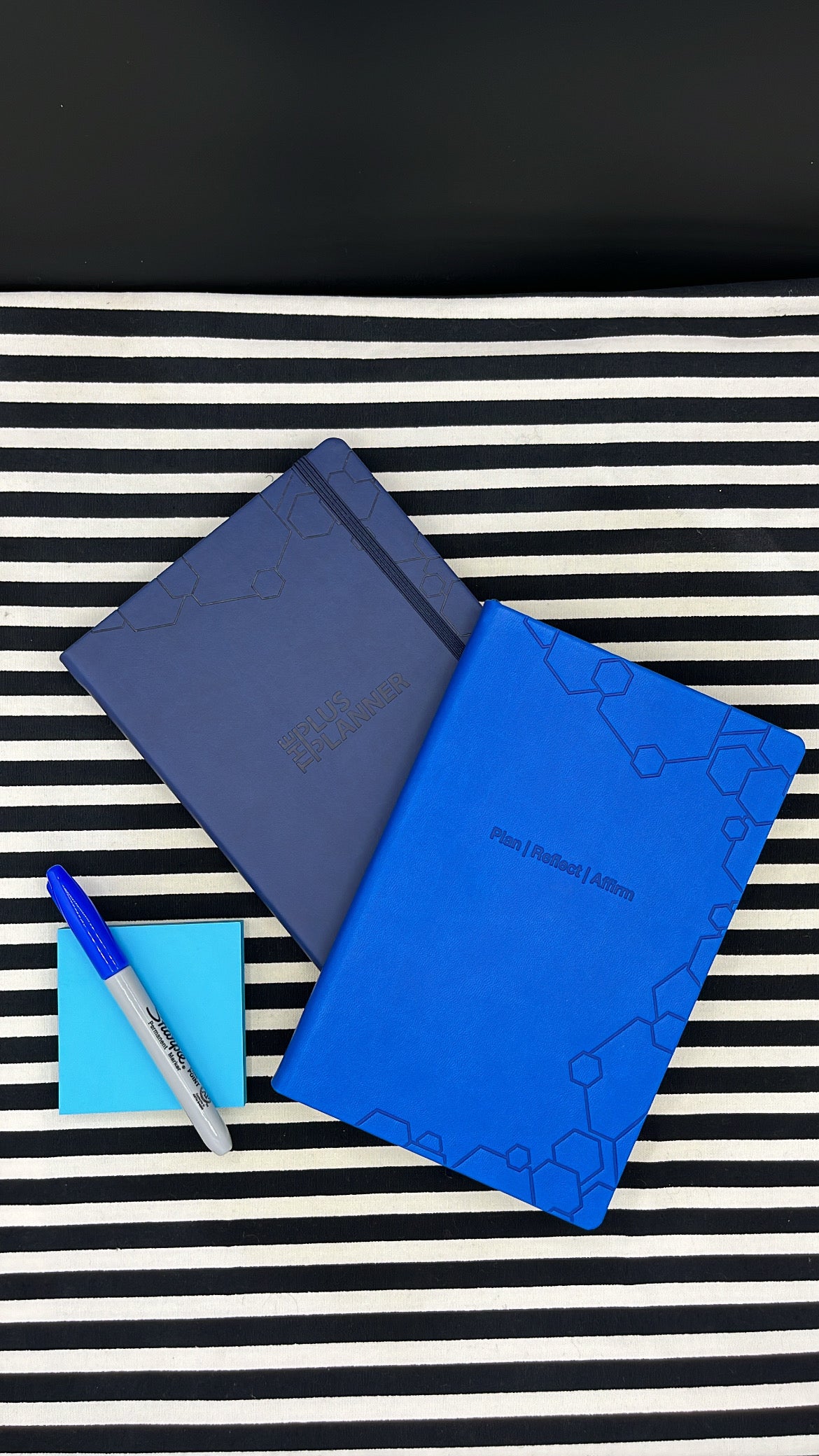 Navy Blue - Reflection Diary Planner, 2024...The Plus Planner