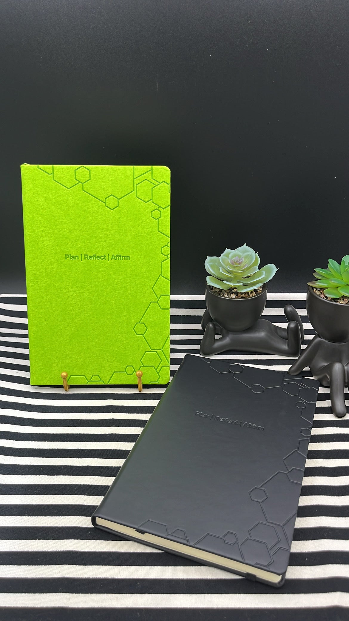 Onyx Black Luxury Lined Notebook