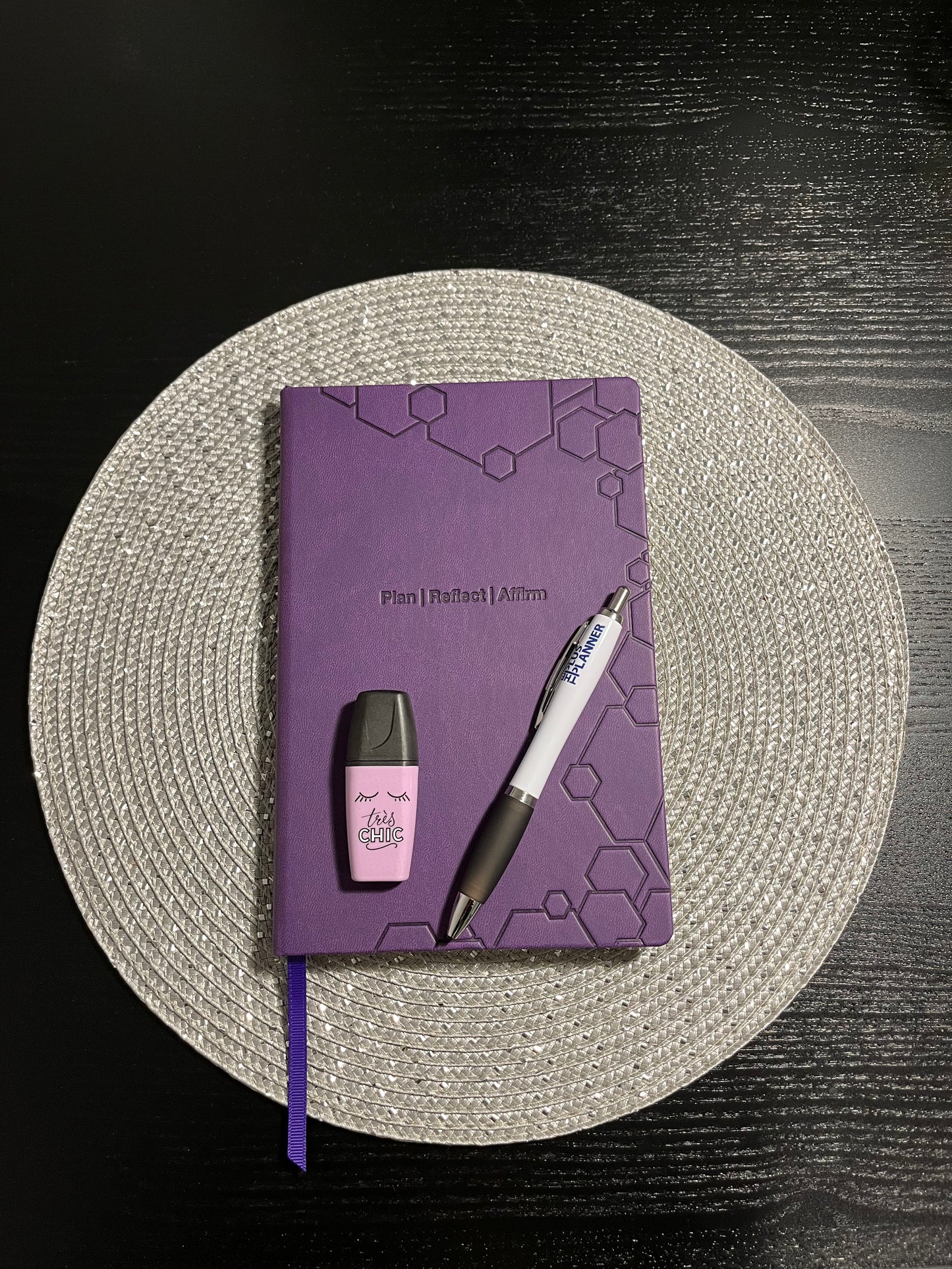 Deep Purple Luxury Lined Notebook