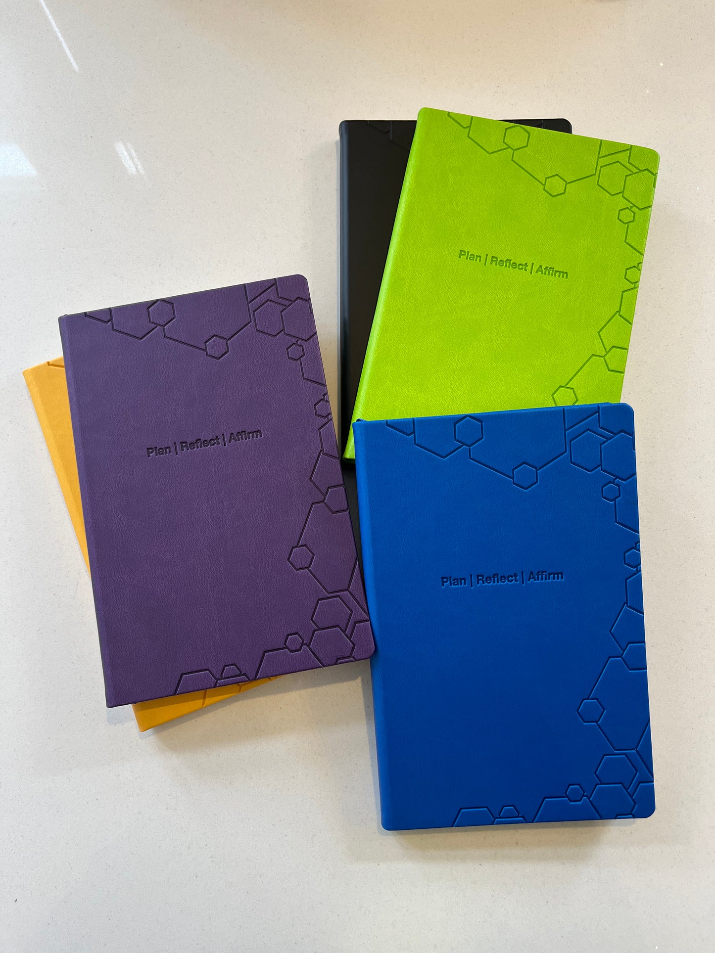 Azure Blue Luxury Lined Notebook